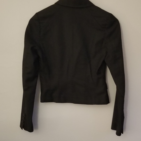 H&M classic black one button blazer - Picture 3 of 3